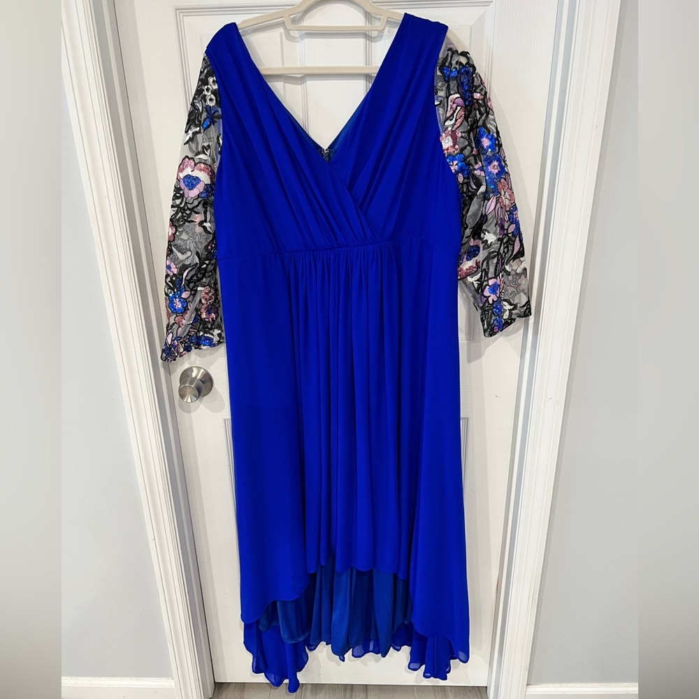 Torrid Chiffon Grecian High-Lo Dress